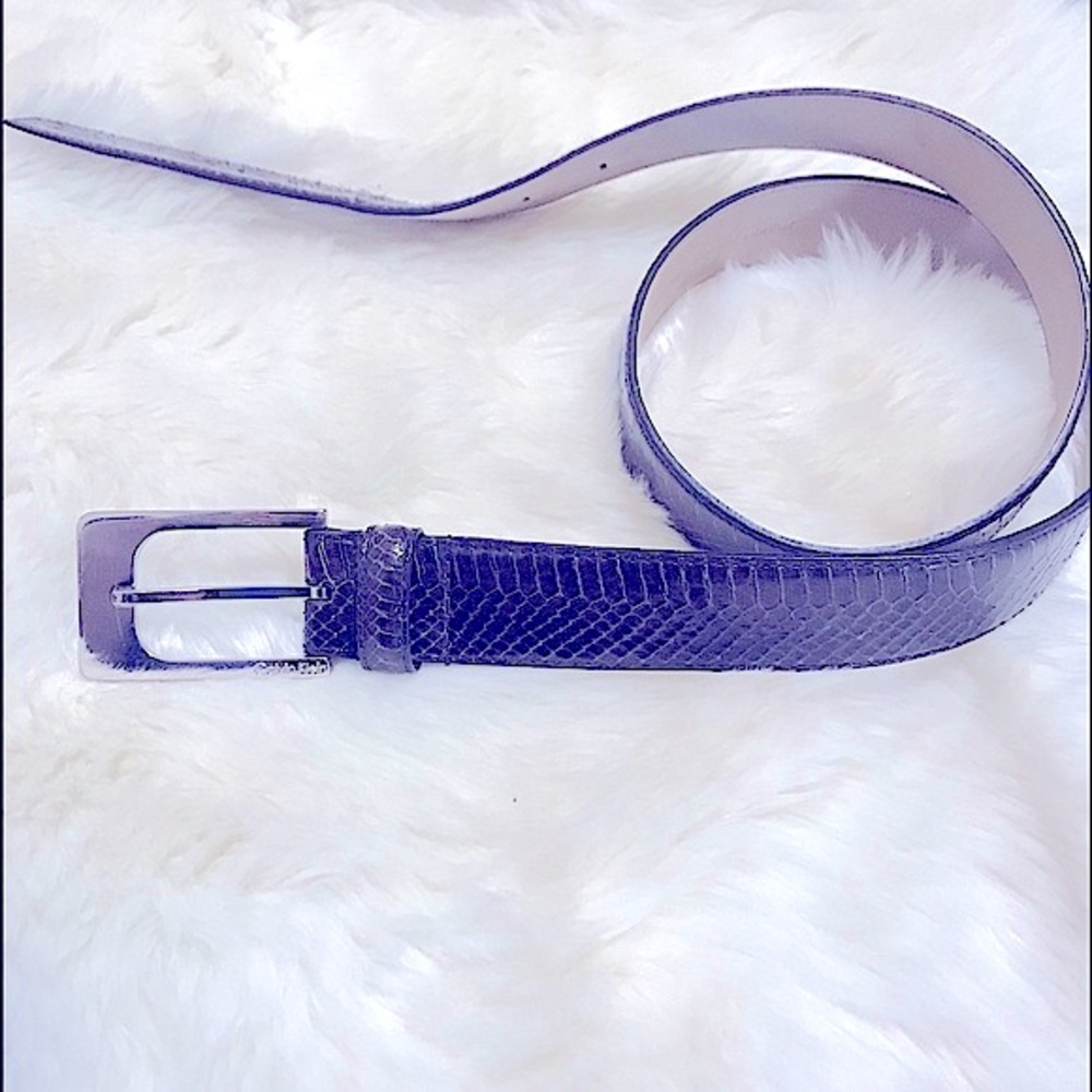 ✨Calvin Klein 621067 Genuine Leather Brown🐍Belt
